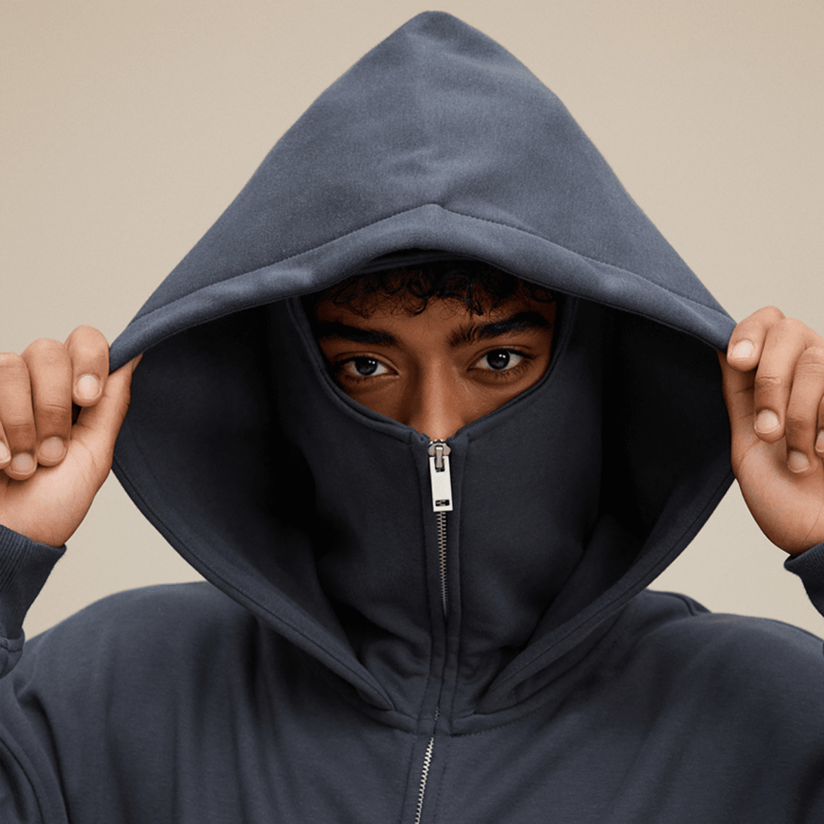 Noum Built-in Face Mask Hoodie