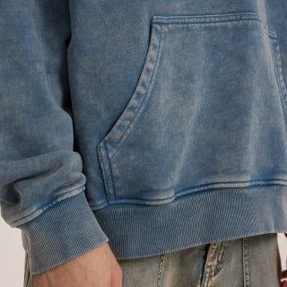 N Oversized Faded Hoodie